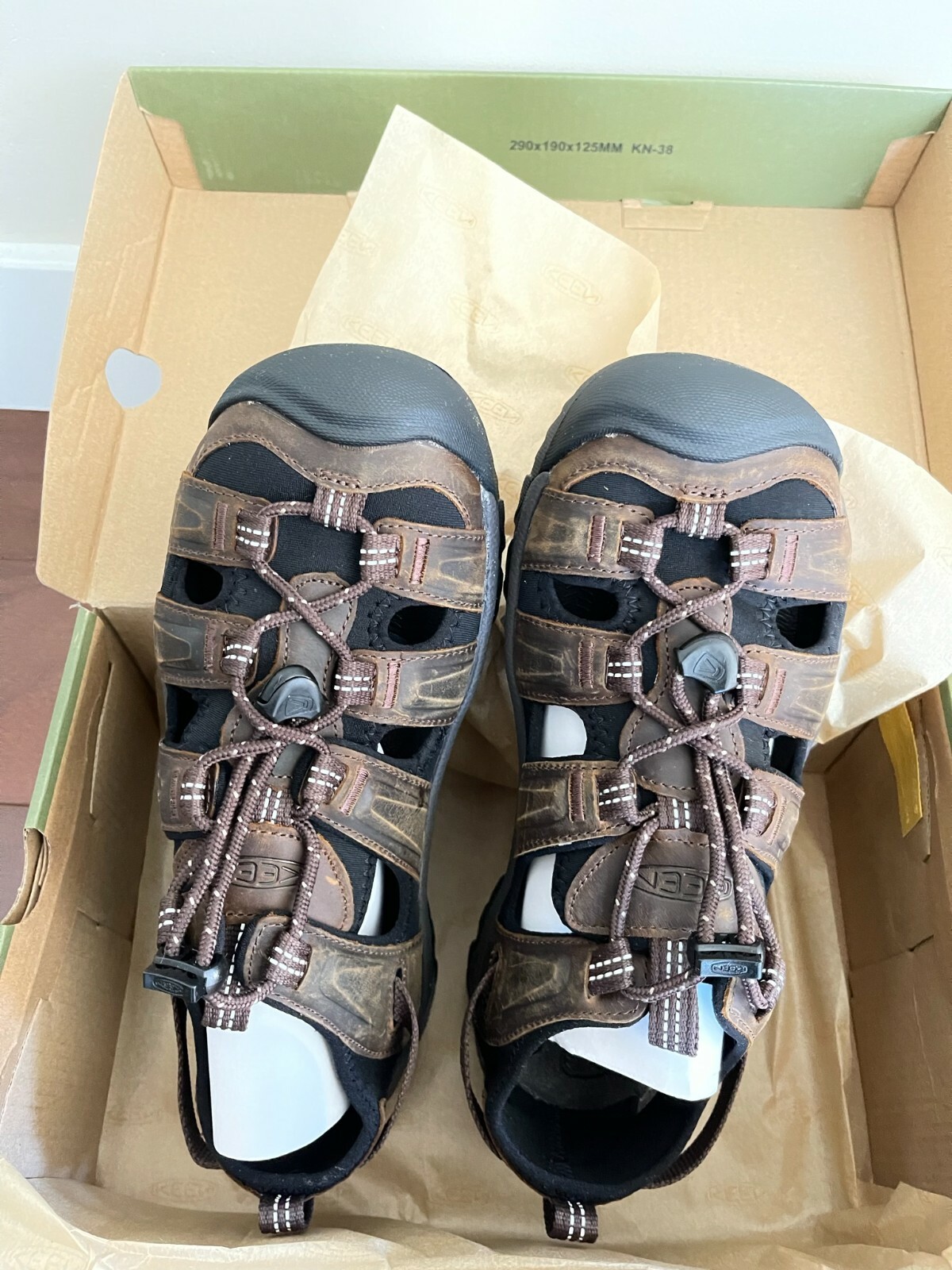 KEEN Sandalo Targhee III da uomo nuovo con scatola bisonte pacciamatura taglia a scelta 1022427