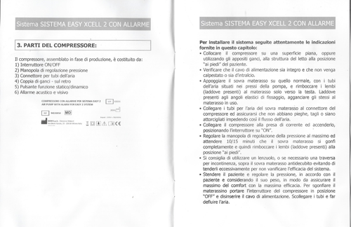 EASY COD.94131040 - SISTEMA EASY EXCELL 2 CON ALLARME - MATERASSO AD ARIA - Picture 2 of 6