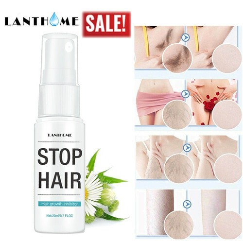 2Pcs Natural Permanent Hair Removal Spray Stop Hair Growth Inhibitor Remover - Picture 7 of 15