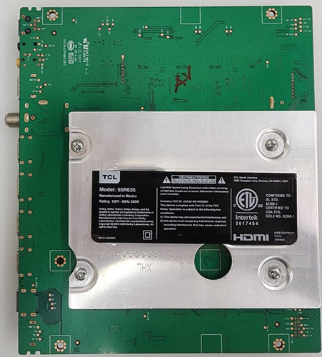 TCL 55R635 Repair Kit 08-P302W0L-PW230AA, 08-RT73011-MA200AA, 34.29110.09C - Picture 15 of 24
