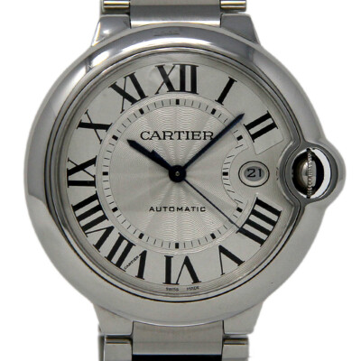 Cartier Ballon Bleu 42mm 3765 Steel W69012Z4 Silver Box/Paper/Warranty #701-2