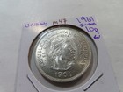 M47 Uruguay 1961 Silver 10 Pesos BU