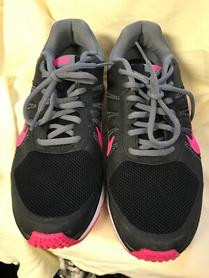 pink black and grey nike shoes