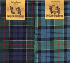 Scarf Clan Colquhoun Tartan Scottish Wool Plaid 