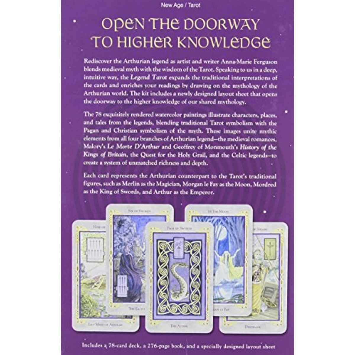 Legend : The Arthurian Tarot by Anna-Marie Ferguson (2002, Cards