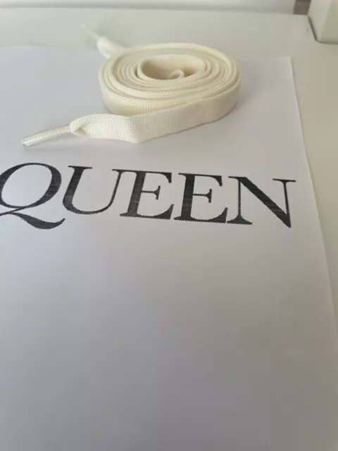 LACCI PER SCARPE ALEXANDER MCQUEEN PIATTI IN TESSUTO