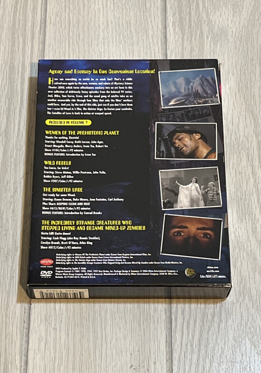 Mystery Science Theater 3000 Collection - Vol. 9 (DVD, 4