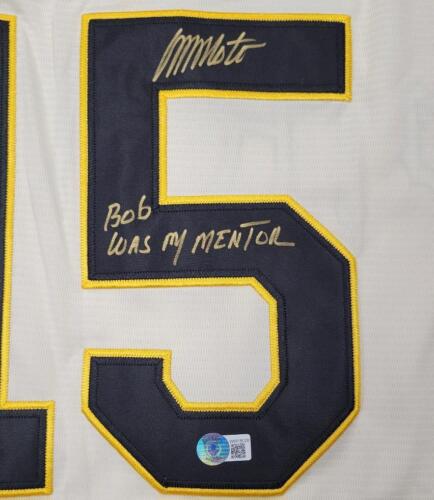 Manny Mota signed "Bob was my Mentor" Pirates Jersey 1/1 autograph ~ Beckett BAS - Picture 2 of 5