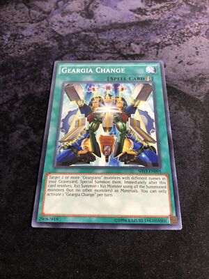 Yugioh Geargia Change SHVI-EN095 Common Unlimited