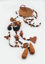 Handcrafted Ceramic Wind Chimes- Heart and Fish