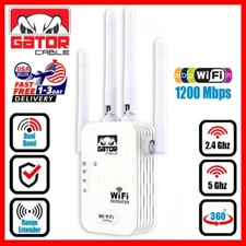 WiFi Range Extender Repeater Wireless Amplifier Router Signal Booster 1200Mbps