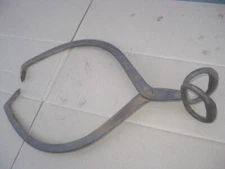 Antique J.G. Bodenstein & Co. Ice Block Tongs Nice Decor