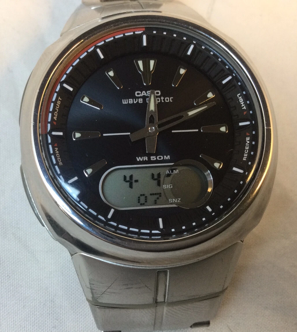 Casio Wave Ceptor WVA 106HA Men s Illuminator Watch New Battery