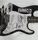 PUBLIC ENEMY SIGNED CUSTOM ELECTRIC GUITAR CHUCK D FLAVOR FLAV JSA COA — photo 2