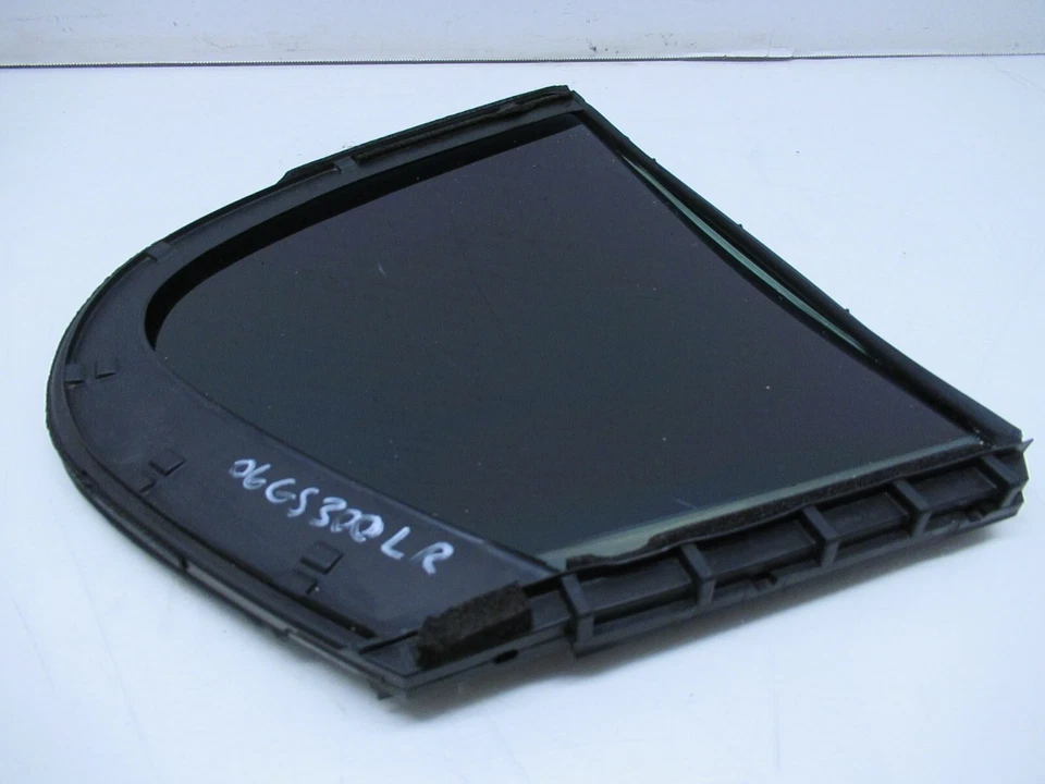 06-11 LEXUS GS300 GS350 GS430 PUERTA DEL CONDUCTOR TRASERA IZQUIERDA CUARTO VENTANA CRISTAL OEM Foto 2 de 4