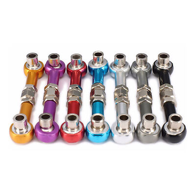 2PC Aluminum Alloy Steering Rod Link Linkage Pull Rod for HSP RC Car 94123/94122
