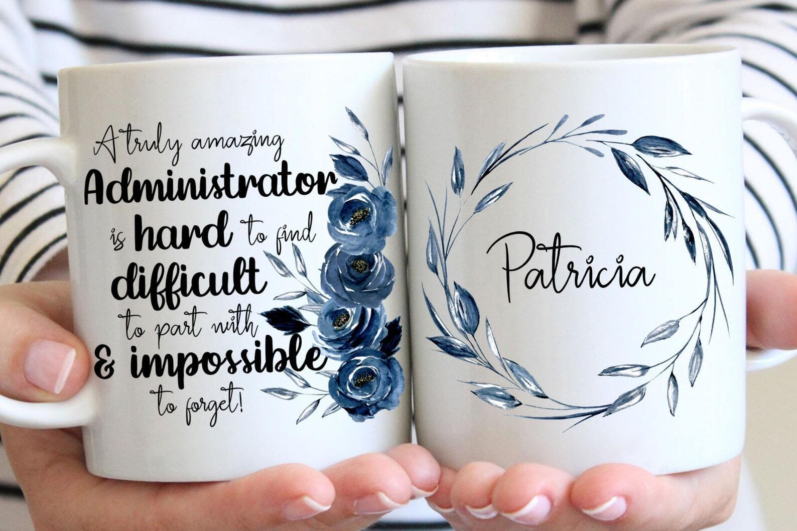 Personalized Administrator Gift For Women Appreciation Gift Birthday Gift