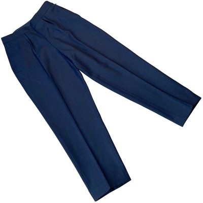 H.C. WINTERHOFF 1967 (W. Germany) Twill Weave Side Zip Wide Tailored Trousers