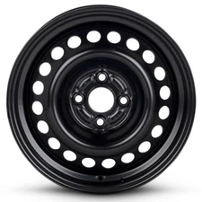 New Wheel for Honda Insight (12-14) 15x6 inch Steel Rim Painted Black