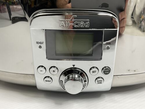 ALL-CLAD 7QT Slow Cooker w/ Gray Ceramic Insert SC04 ,Rice, Steam, Sear & Simmer - Picture 4 of 16