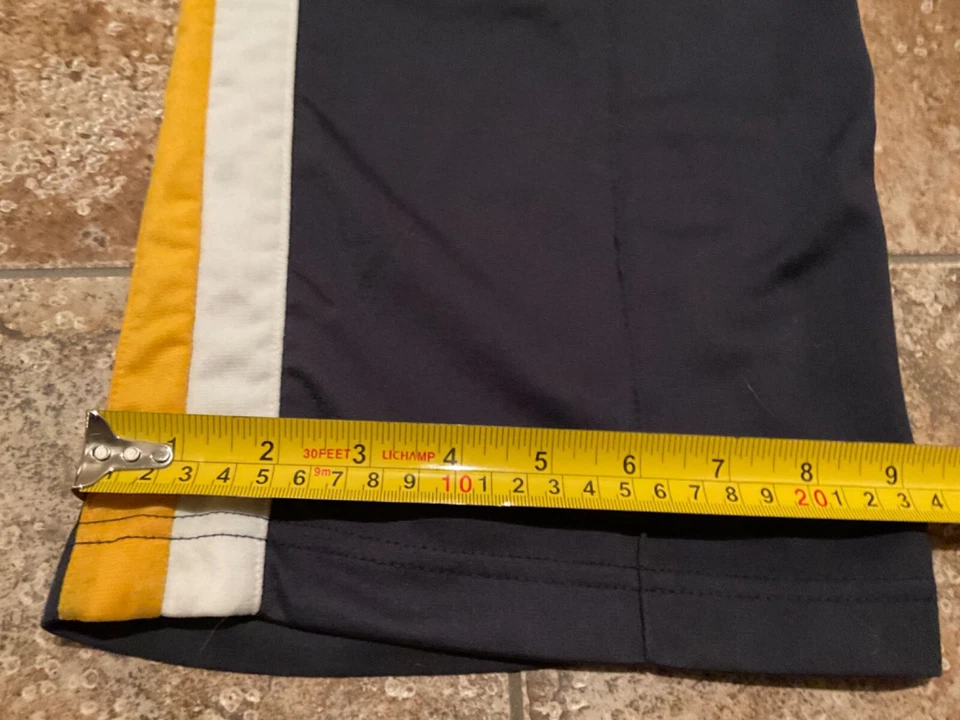 PANTALONES DEPORTIVOS VINTAGE Y2K ANTIGUOS AZUL MARINO (HOMBRE M, 34""-36"") MICHIGAN COLORWAY USADOS Foto 2 de 4