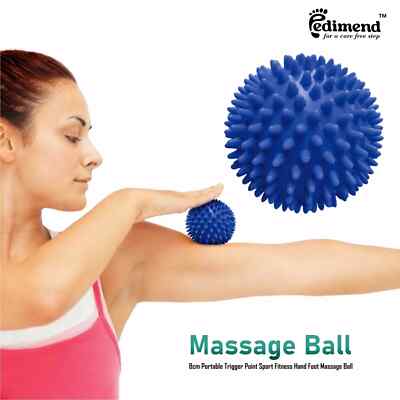 PEDIMEND Spiky Massageball Roller Triggerpunkt Release Massagegerät 6 CM / 7,5 CM