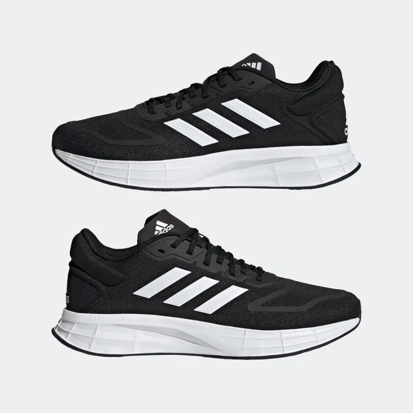 Adidas US 13 Men's  Black White Foam Comfort Mesh Runner Duramo 10   GW8336 New thumbnail 23