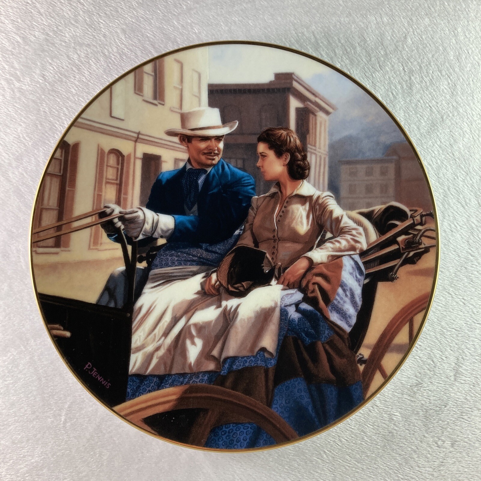 THE BUGGY RIDE Plate Critic's Choice:  Gone with the Wind Series #9 Paul Jennis