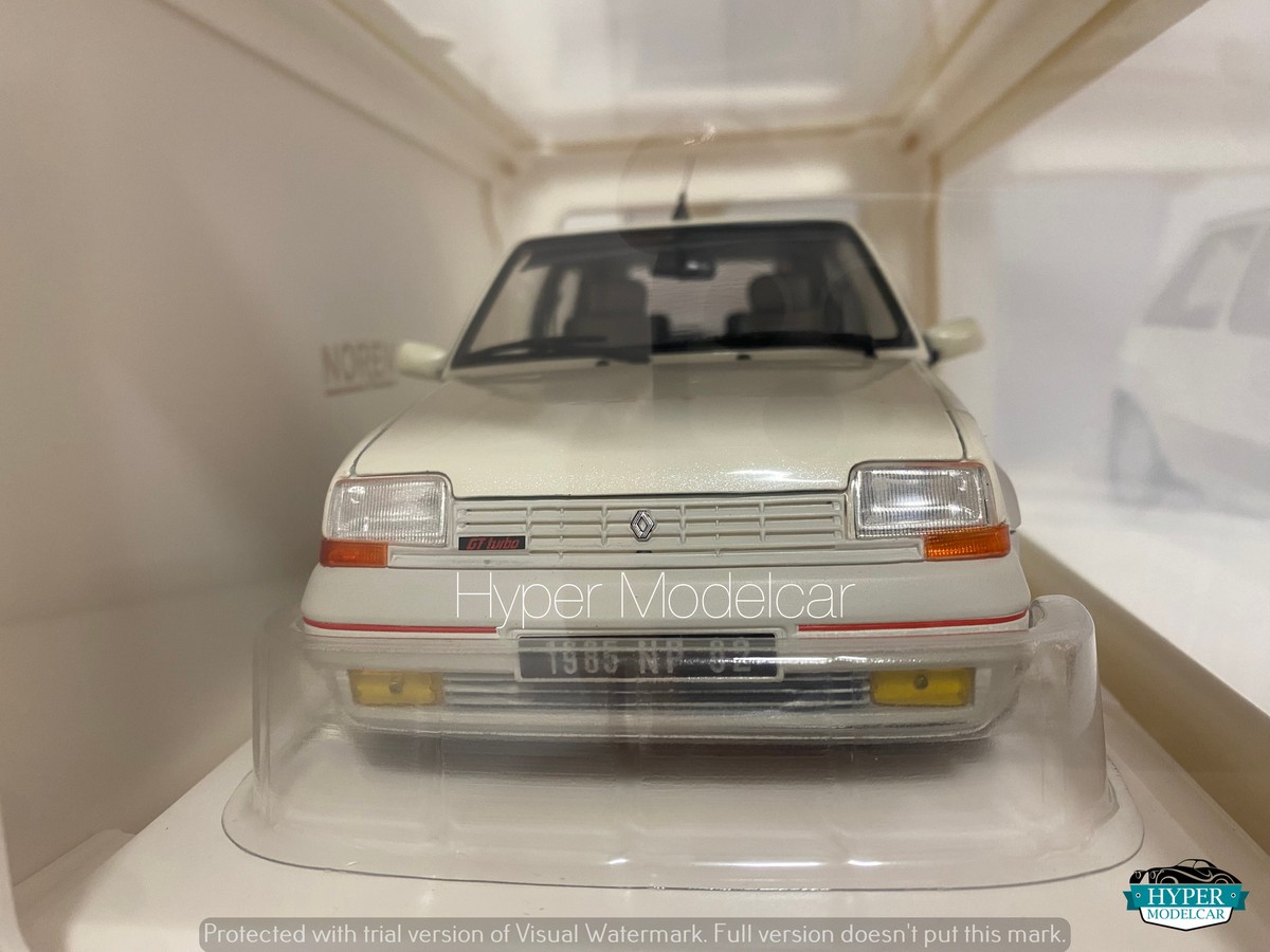 Norev 1/18 Renault R5 Supercinque GT Turbo Phase I 1985 - Bianco Perlato - NV185200