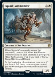 Squad Commander 041/280 Zendikar Rising Rare Foil