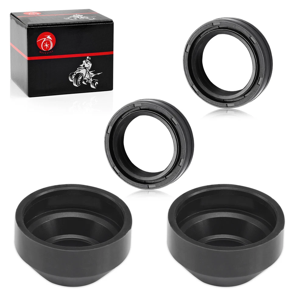 Fork Dust Caps Kit for Kawasaki KZ305 CSR LTD KZ440A/D/B/G KZ400A/B/C/D/S/H KX80 - Image 2 of 4