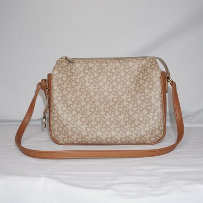 dkny tan purse
