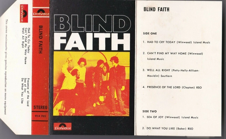 Blind Faith - Cassette (Polydor 914 703 Germany) - Image 3 of 4