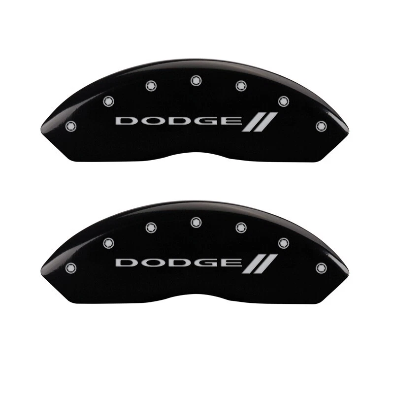 Cubiertas de pinza de disco de freno MGP negras delanteras + traseras Stratus 2001-2006 "Dodge //" Foto 2 de 4