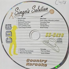 SS-C428     COUNTRY    SINGER'S SOLUTION  KARAOKE CDG