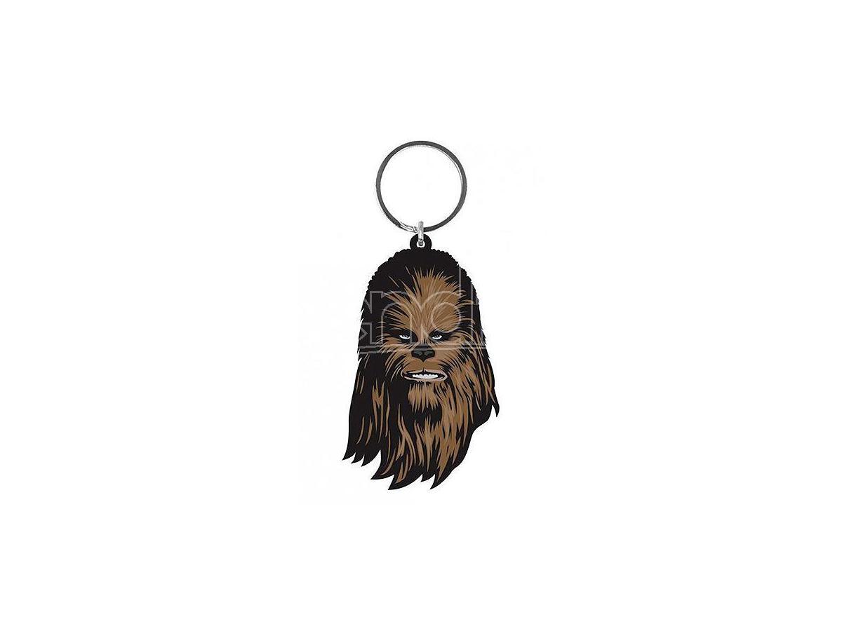 Star Wars Rubber Portachiavi Chewbacca 6 Cm Pyramid International