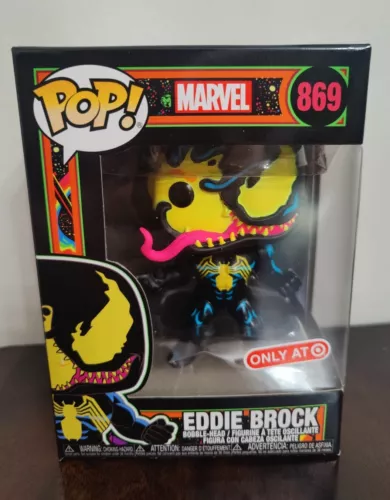 Funko Pop Marvel Black Light Eddie Brock Venom #869 Target Exclusive