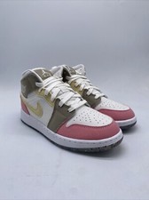 Nike Air Jordan 1 Mid SE Grade School 'Pastel Grind' DJ0338-100 Size 5Y