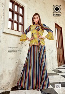 long gown indo western