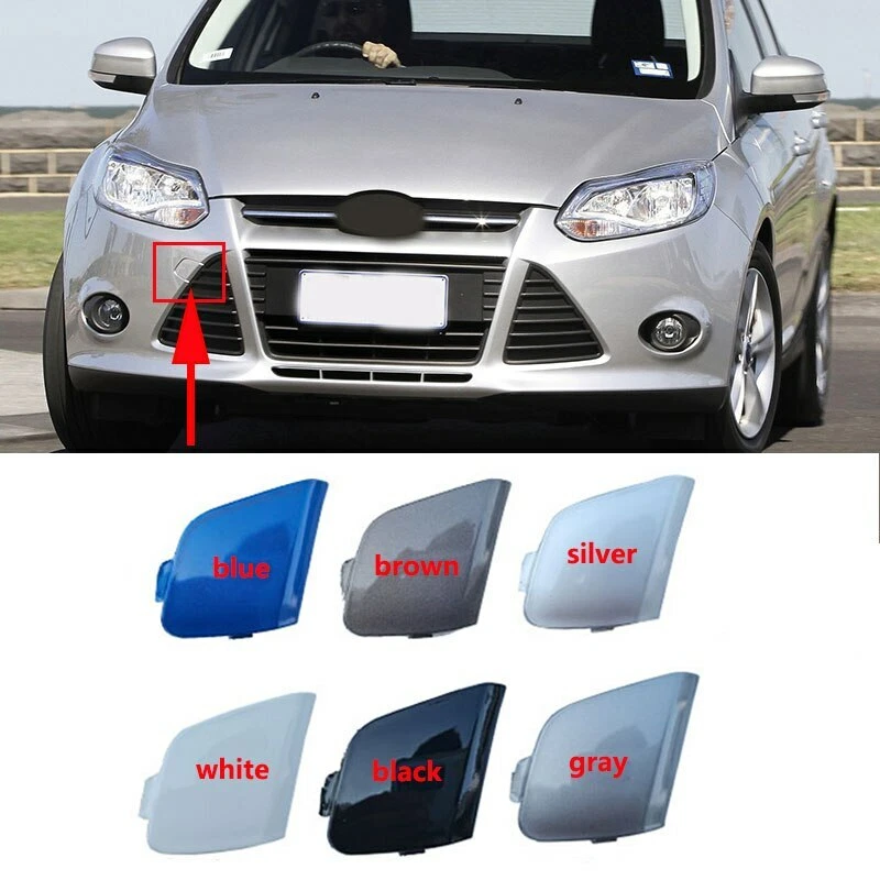 For Ford Focus MK3 2012 2014 Car Front Bumper Tow Hook Eye Cover Trailer Cap