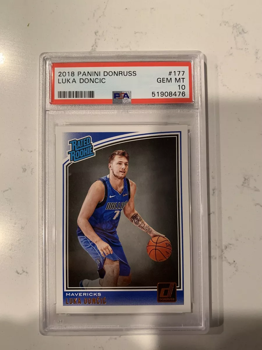 2018 OPTIC PINK LUKA DONCIC RATED ROOKIE ON CARD AUTO #22/25 - BGS 8 - AUTO  10