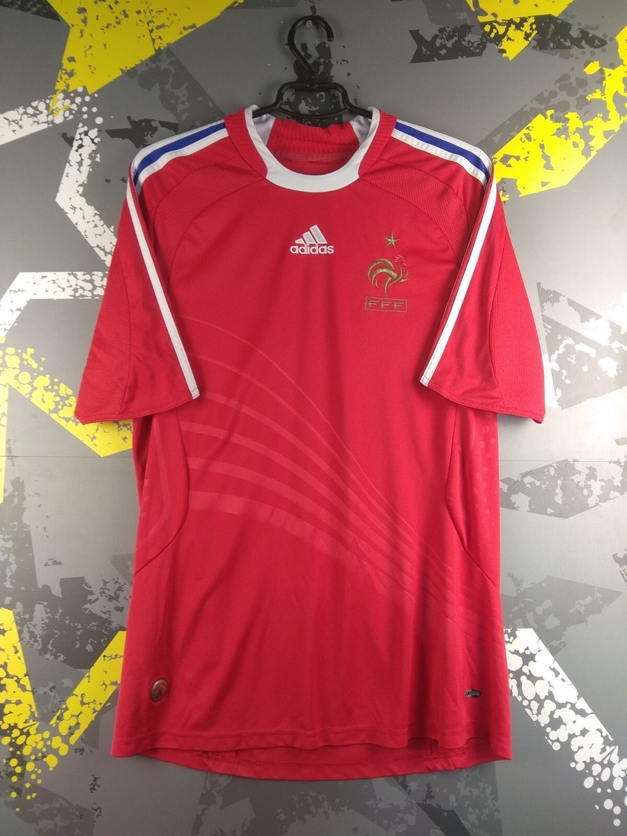 France Team Jersey Away football shirt 2008 - 2009 Adidas Men Size