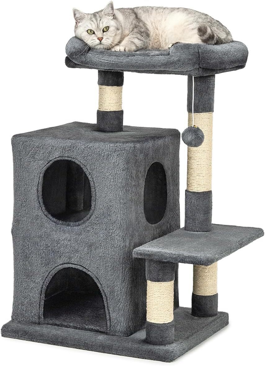 Lionto Tiragraffi per Gatto Albero Tiragraffi Gatto Gioco Giocattolo Gatti Altez