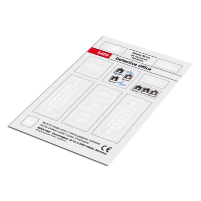 Detective Office   STICKER fit for building blocks tiles /5406