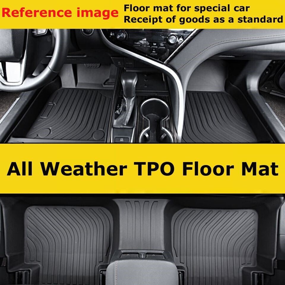 2013-2017 Honda Accord Sedan Heavy Duty TPO Floor Mat Liners Easy Clean