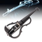 4/4 Electric Silent Violin Built In Pickup Carbon Fiber Maple Wood Mute Violin