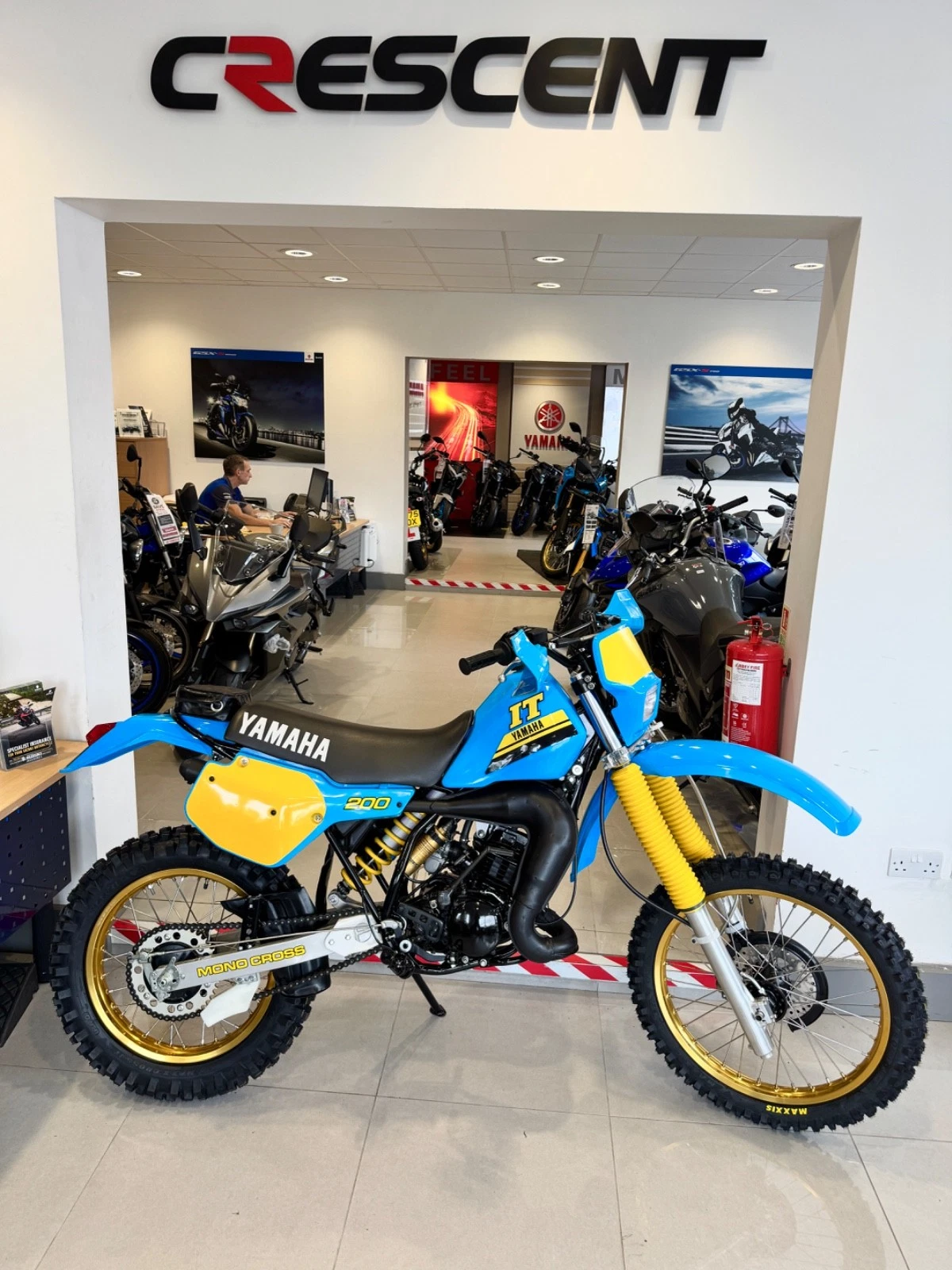 1986 Yamaha IT 200 Vinduro IT200 Concorse PE OEM NOS Brand New Build ...