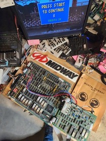 MORTAL KOMBAT 1 PCB JAMMA ARCADE BOARD SET PROTO REV WORKING!!! (Y-UNIT) MIDWAY