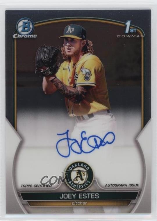 2023 Bowman Chrome Prospect Auto Joey Estes #CPA-JE Auto 12g7