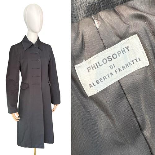 Alberta Ferretti, Cappotto principessa vintage Philosophy Di Alberta Ferretti anni '90 - come serve bottoni
